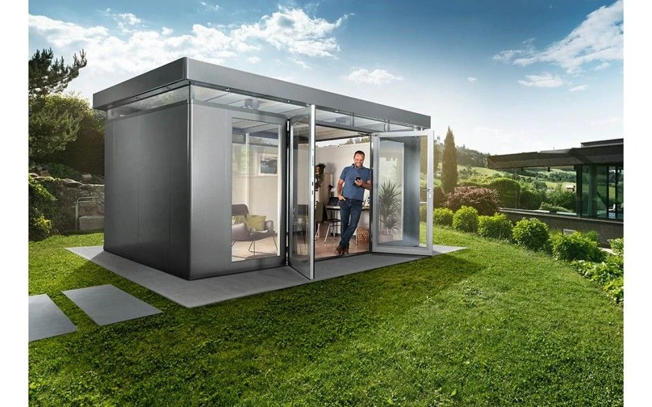 CASETA METALICA BIOHORT JARDIN CASANOVA 3X6 COLOR GRIS OSCURO 3 CASETA METALICA BIOHORT JARDIN CASANOVA 3X6 COLOR GRIS OSCURO - Imagen 3