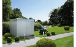 CASETA METALICA BIOHORT JARDIN HIGHLINE H5 DOBLE PUERTA COLOR GRIS CUARZO -Jardinería Equipos Tienda 63896ec86da1f3.69545305