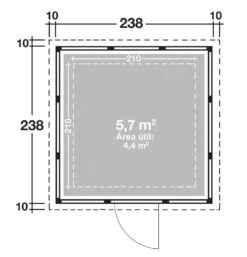 CASETA METALICA JARDIN NOVO HABITAT NH4 ANTRACITA -Jardinería Equipos Tienda 639ad179dae6b6.12904604
