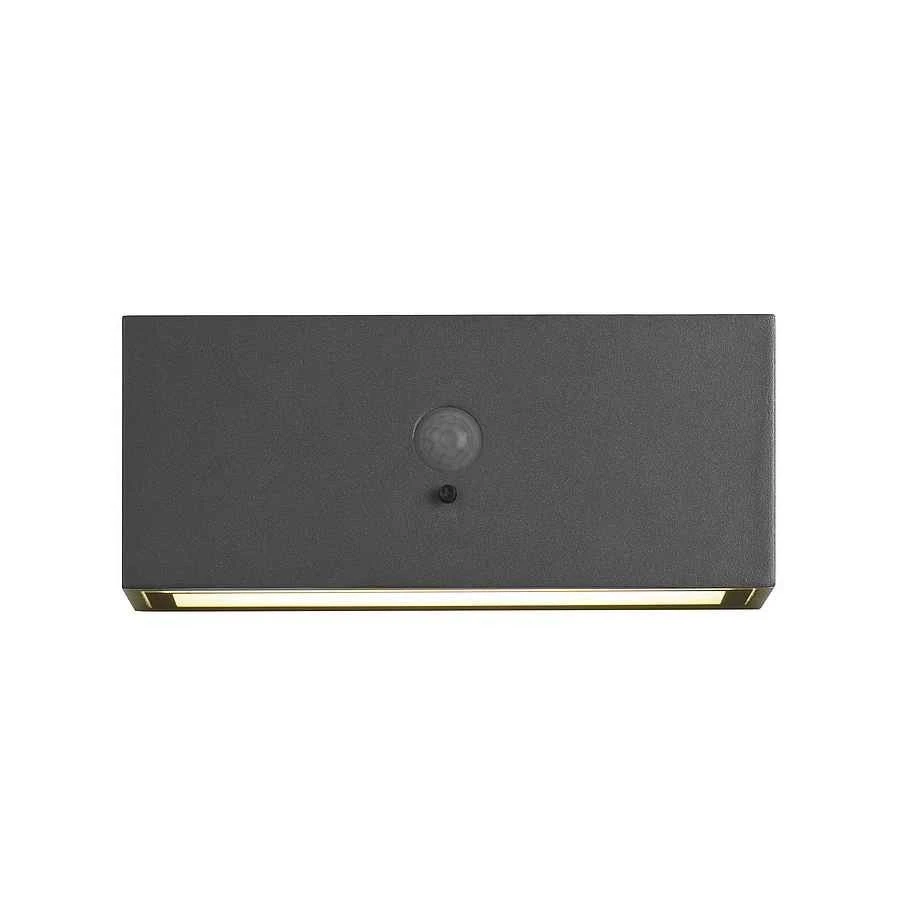 Aplique Rectangular IP44 Modelo TOP LED Gris Urbano FORLIGHT 1 Aplique Rectangular IP44 Modelo TOP LED Gris Urbano FORLIGHT