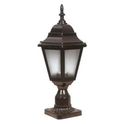 Aplique De Pared Para Exterior, Estructura De ABS Color Negro