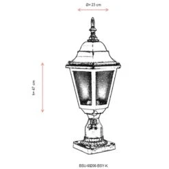 Aplique De Pared Para Exterior, Estructura De ABS Color Negro -Jardinería Equipos Tienda 63be08c1a9bec3.15332909