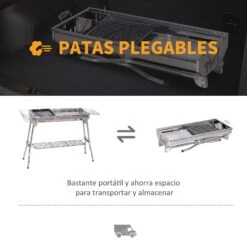 Barbacoa De Carbón Outsunny 846-028 10 Barbacoa De Carbón Outsunny 846-028 -Jardinería Equipos Tienda 645528143f73f488