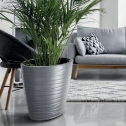 Prosperplast Maceta Con Deposito 32L Maze Plastico Gris Piedra 37,5x37,5x41,9 Cm -Jardinería Equipos Tienda 681d5d9af69e642e
