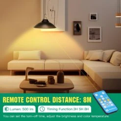 Aigostar Luz Solar Exterior Con Mando A Distancia, 50w 500lm Ip65 -Jardinería Equipos Tienda 69a978eb7970461d