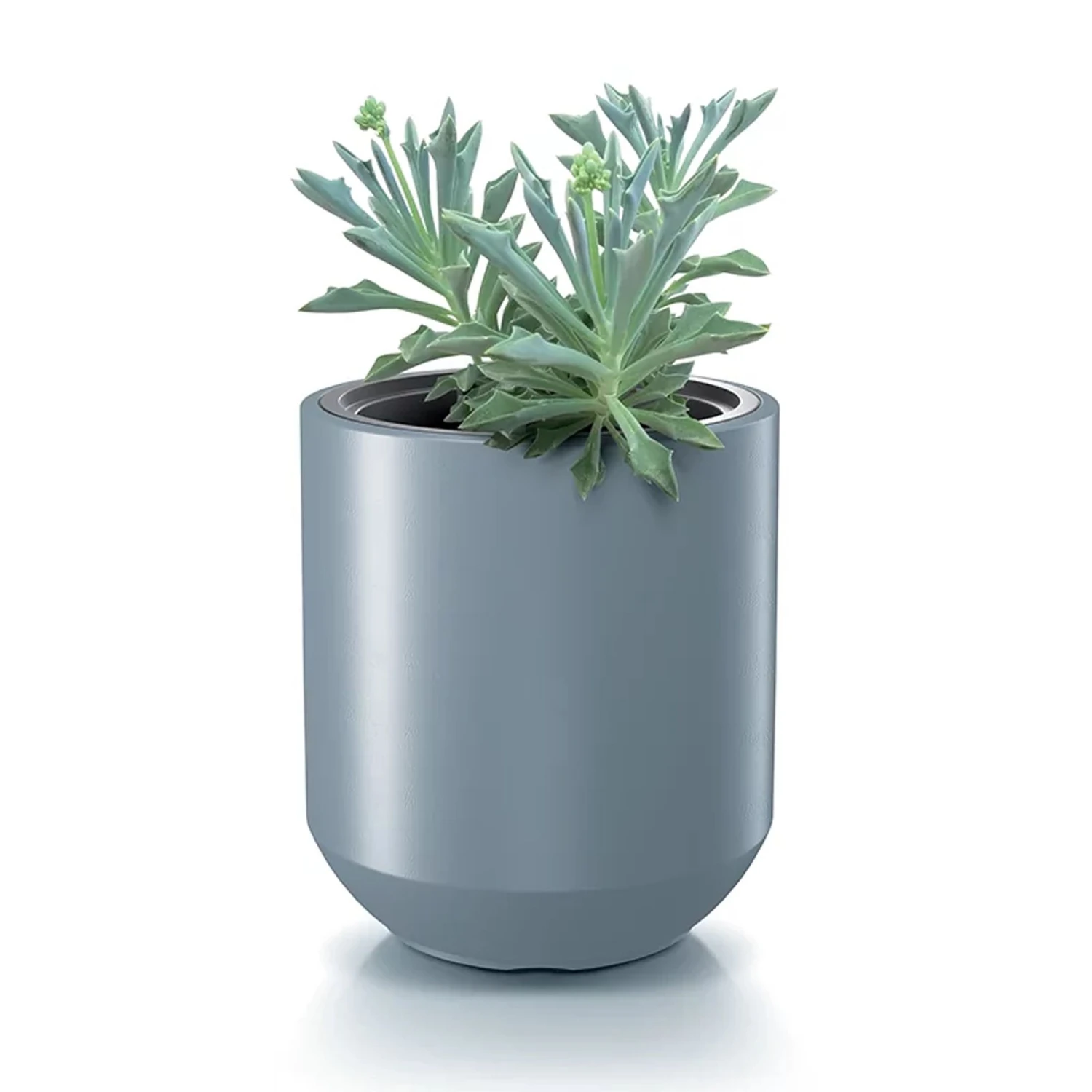 Prosperplast Maceta HEOS 46LCon Depósito 390x390x440 Blanco 5 Prosperplast Maceta HEOS 46LCon Depósito 390x390x440 Blanco - Imagen 5