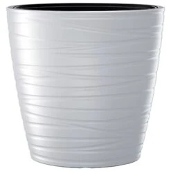 Prosperplast Maceta MAZE 75LCon Depósito 585x385x585 Blanco