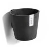 Ecopots Maceta Colgante Amsterdam Wall Dark Grey - ø 20 X H. 17,5 Cm - 4 L