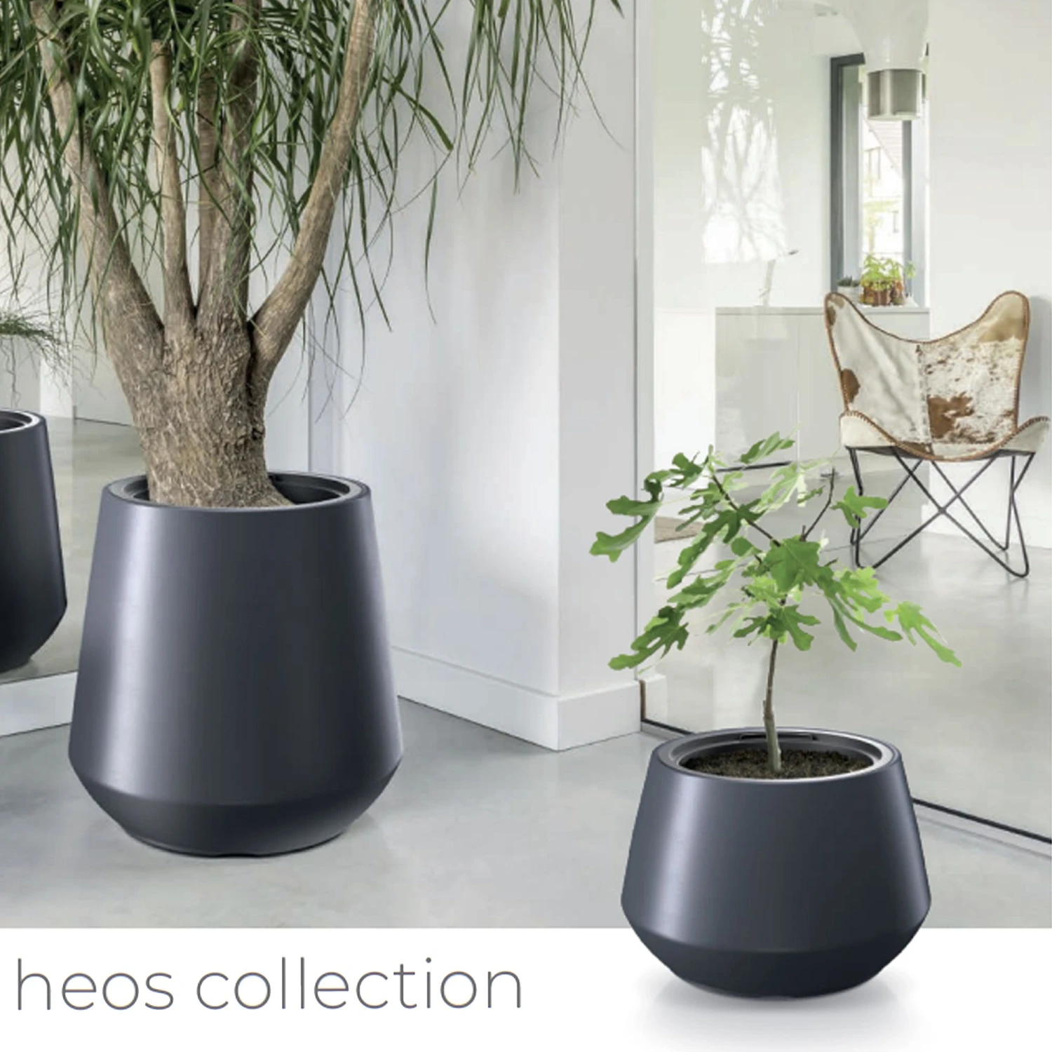 Prosperplast Maceta HEOS 46LCon Depósito 390x390x440 Blanco 2 Prosperplast Maceta HEOS 46LCon Depósito 390x390x440 Blanco - Imagen 2