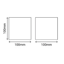 Aplique Para Exterior Cubo LED 2x6W 4000K Gris Antracita IP54 -Jardinería Equipos Tienda 7a7459ca369f8058