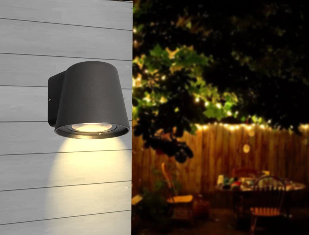 Aplique Exterior Volta Gu10/35wmax/antracita 2 Aplique Exterior Volta Gu10/35wmax/antracita - Imagen 2