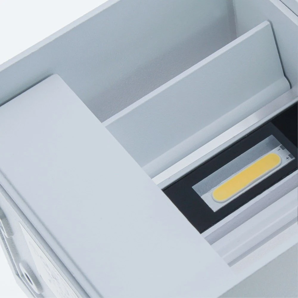Aplique LED De Exterior Leva 2 Luces Neutra Cuadrado Blanco IP54 Wonderlamp 3 Aplique LED De Exterior Leva 2 Luces Neutra Cuadrado Blanco IP54 Wonderlamp - Imagen 3