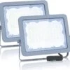 Aigostar Focos Led Exterior 2 Piezas, 50W 6500K Floodlight, 4500LM IP65