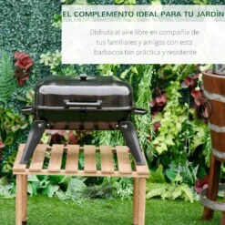 Barbacoa De Carbón Outsunny 846-023 -Jardinería Equipos Tienda 958dcb324dee8684