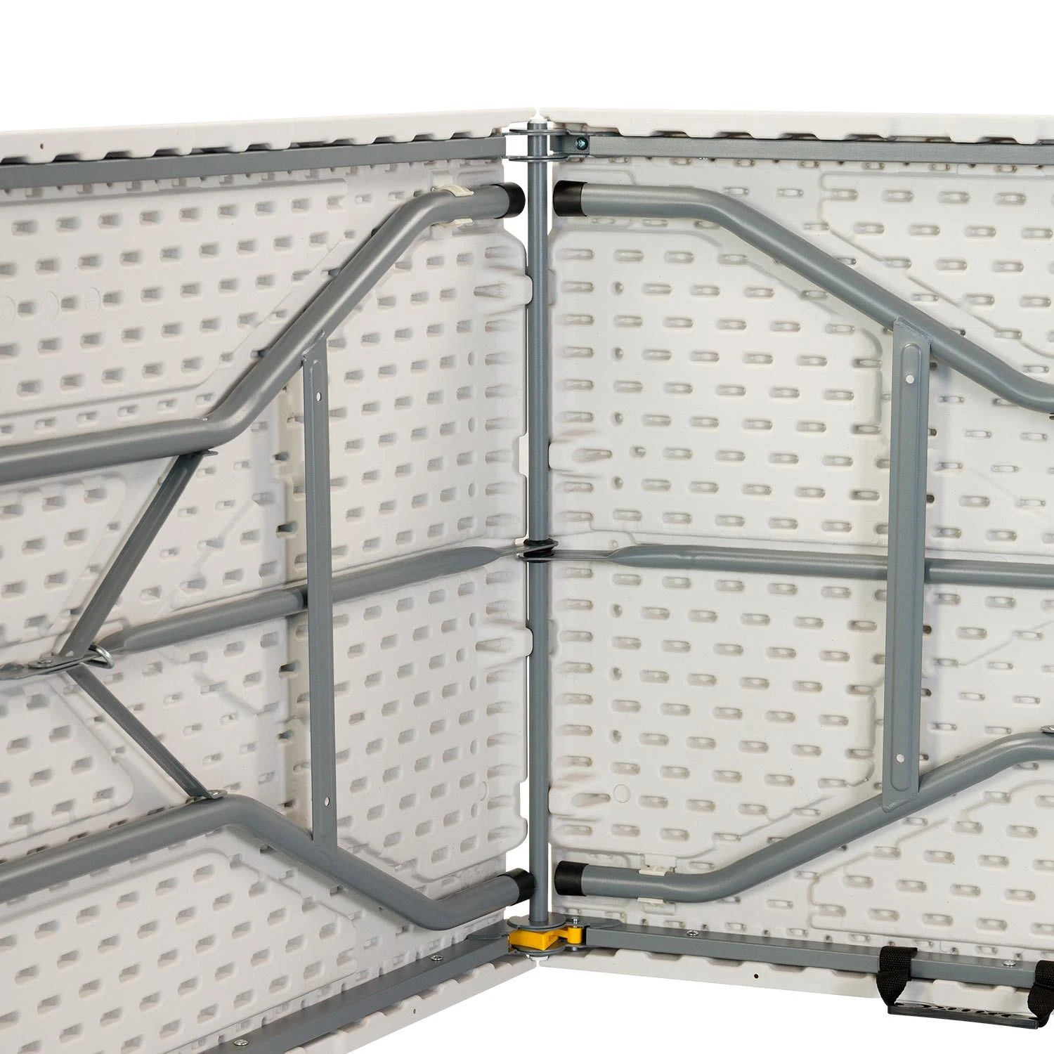 Pack 2 Mesas Plegables 150cm Rectangular Blanca Catering 7house 4 Pack 2 Mesas Plegables 150cm Rectangular Blanca Catering 7house - Imagen 4