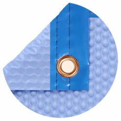 Cubierta Térmica 500 Micras Geobubble CoolGuard 7 X 4m Con Refuerzo En Los Anchos