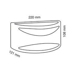 Aplique De Exterior Classic II Media Circunferencia Marrón 1xE27 IP54 Wonderlamp -Jardinería Equipos Tienda 9f5da4a6123172ec