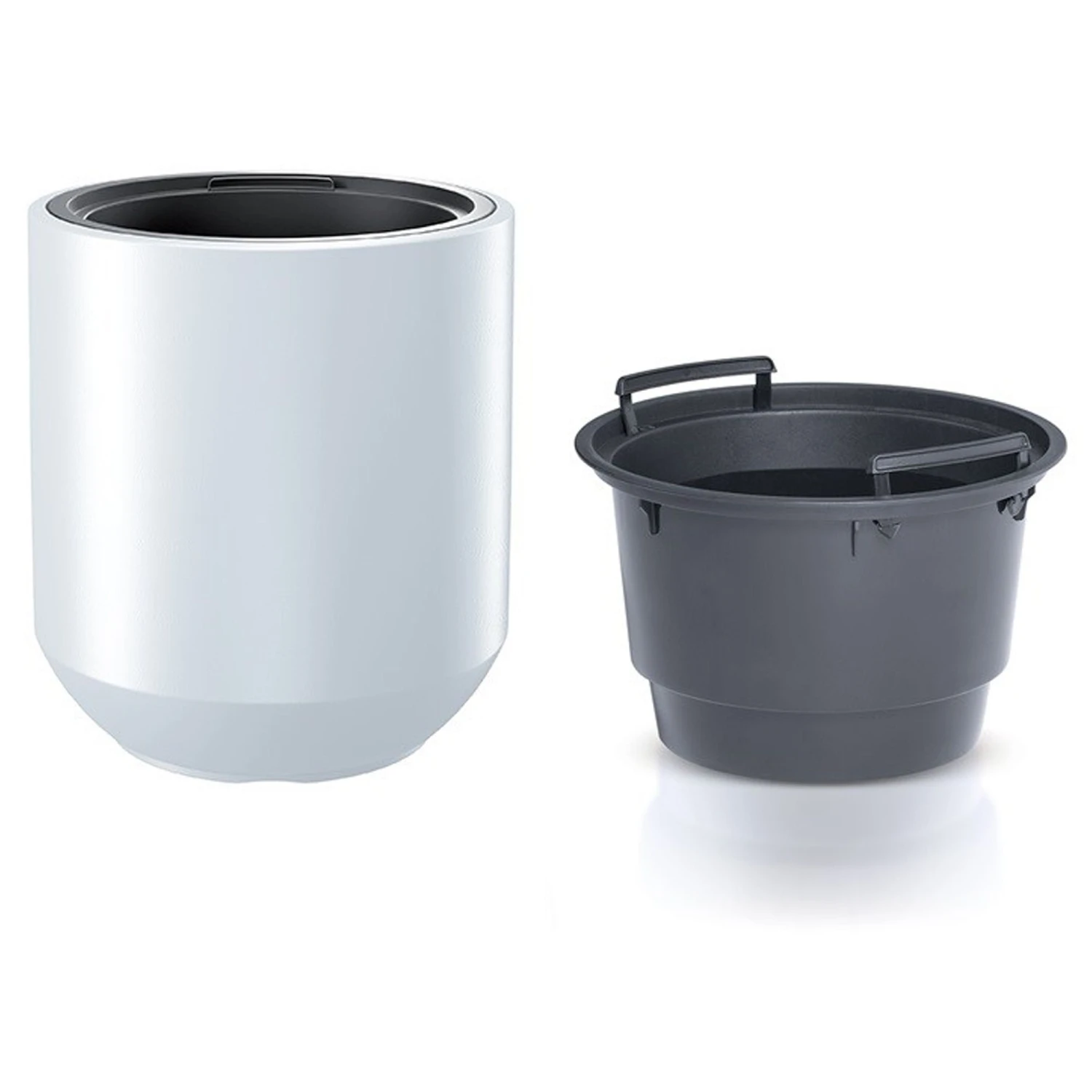 Prosperplast Maceta HEOS 46LCon Depósito 390x390x440 Blanco 4 Prosperplast Maceta HEOS 46LCon Depósito 390x390x440 Blanco - Imagen 4