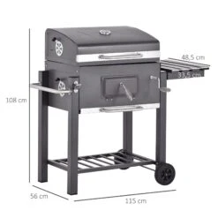 Barbacoa De Carbón Outsunny 846-013 8 Barbacoa De Carbón Outsunny 846-013 -Jardinería Equipos Tienda dbf51d8968244e03