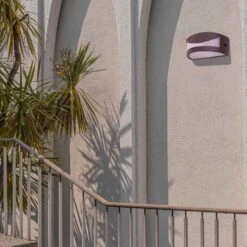 Aplique De Exterior Basic Media Circunferencia Marrón 1xE27 IP54 Wonderlamp -Jardinería Equipos Tienda dda928d46f105a8f