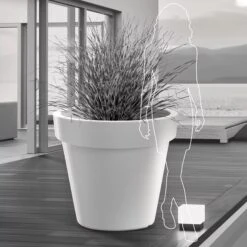 Prosperplast Maceta LEXO ROUND 212L 800x800x740 Gris Piedra 9 Prosperplast Maceta LEXO ROUND 212L 800x800x740 Gris Piedra -Jardinería Equipos Tienda e50255cca47f8ef5