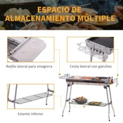 Barbacoa De Carbón Outsunny 846-028 9 Barbacoa De Carbón Outsunny 846-028 -Jardinería Equipos Tienda e54631ea5e3358a1