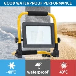 Foco De Trabajo LED 30W, 6500K, 2700LM, 360º, Cable De 1.8M, Aigostar -Jardinería Equipos Tienda e7a8ed3cea244964