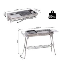 Barbacoa De Carbón Outsunny 846-028 11 Barbacoa De Carbón Outsunny 846-028 -Jardinería Equipos Tienda eab0a4e416cf3828