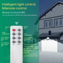 Aigostar Foco Proyector Led Solar Con Mando A Distancia,300w,6500k Ip66,2m 8 Aigostar Foco Proyector Led Solar Con Mando A Distancia,300w,6500k Ip66,2m -Jardinería Equipos Tienda fa8a79179588b03a