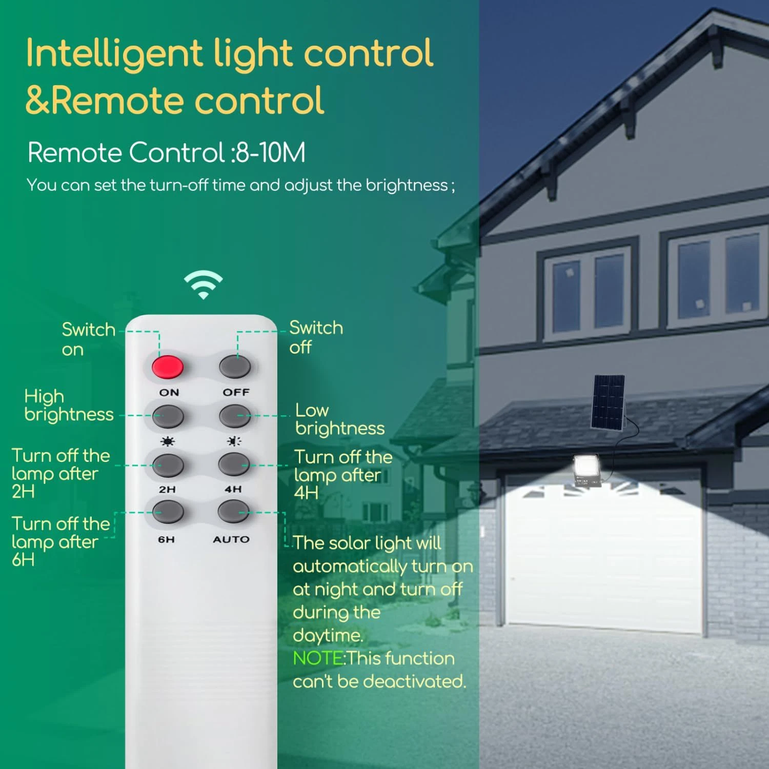 Aigostar Foco Proyector Led Solar Con Mando A Distancia,300w,6500k Ip66,2m 3 Aigostar Foco Proyector Led Solar Con Mando A Distancia,300w,6500k Ip66,2m - Imagen 3