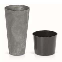 WellHome Pack 2 Maceteros Minimalistas Tubus SlimCemento - 28,6x15x15 Cm 8 WellHome Pack 2 Maceteros Minimalistas Tubus SlimCemento - 28,6x15x15 Cm -Jardinería Equipos Tienda fd081162f2920e5b